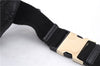 Authentic GUCCI Guccissima Leather Waist Bum Bag Purse 246417 Black 4816E