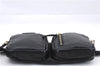 Authentic GUCCI Guccissima Leather Waist Bum Bag Purse 246417 Black 4816E