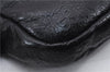 Authentic GUCCI Guccissima Leather Waist Bum Bag Purse 246417 Black 4816E