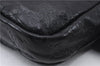 Authentic GUCCI Guccissima Leather Waist Bum Bag Purse 246417 Black 4816E