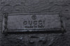 Authentic GUCCI Guccissima Leather Waist Bum Bag Purse 246417 Black 4816E