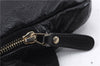 Authentic GUCCI Guccissima Leather Waist Bum Bag Purse 246417 Black 4816E
