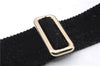 Authentic GUCCI Guccissima Leather Waist Bum Bag Purse 246417 Black 4816E