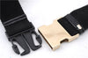 Authentic GUCCI Guccissima Leather Waist Bum Bag Purse 246417 Black 4816E