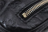 Authentic GUCCI Guccissima Leather Waist Bum Bag Purse 246417 Black 4816E