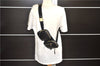 Authentic GUCCI Guccissima Leather Waist Bum Bag Purse 246417 Black 4816E