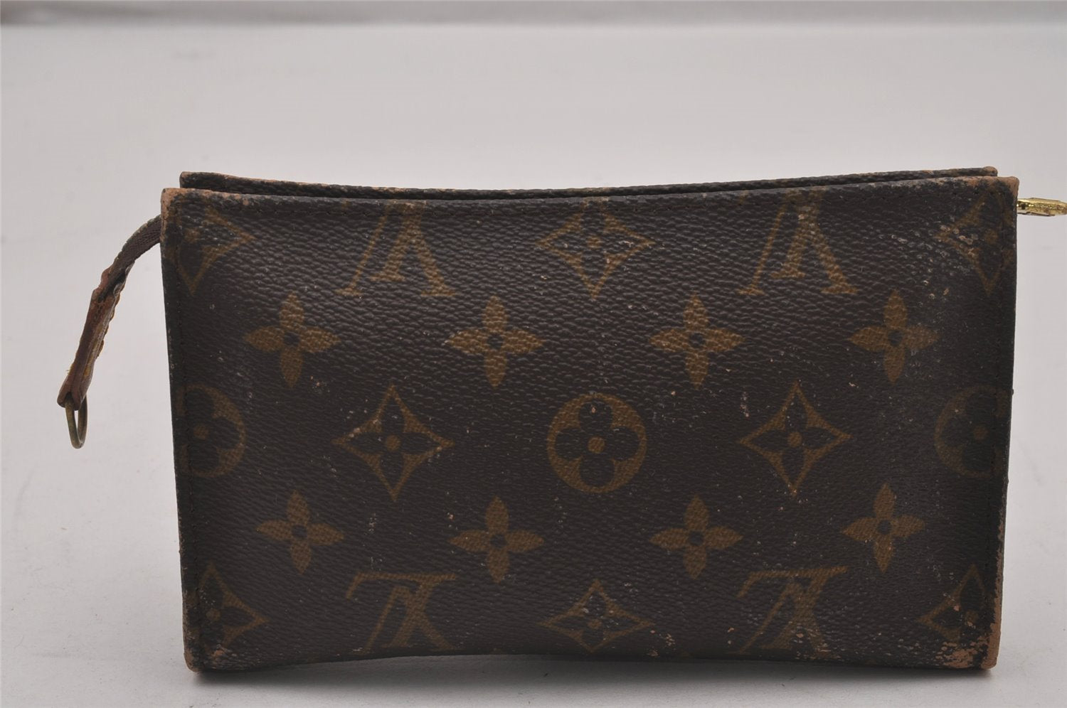 Authentic Louis Vuitton Monogram Pouch For Bucket PM LV Junk 4817I