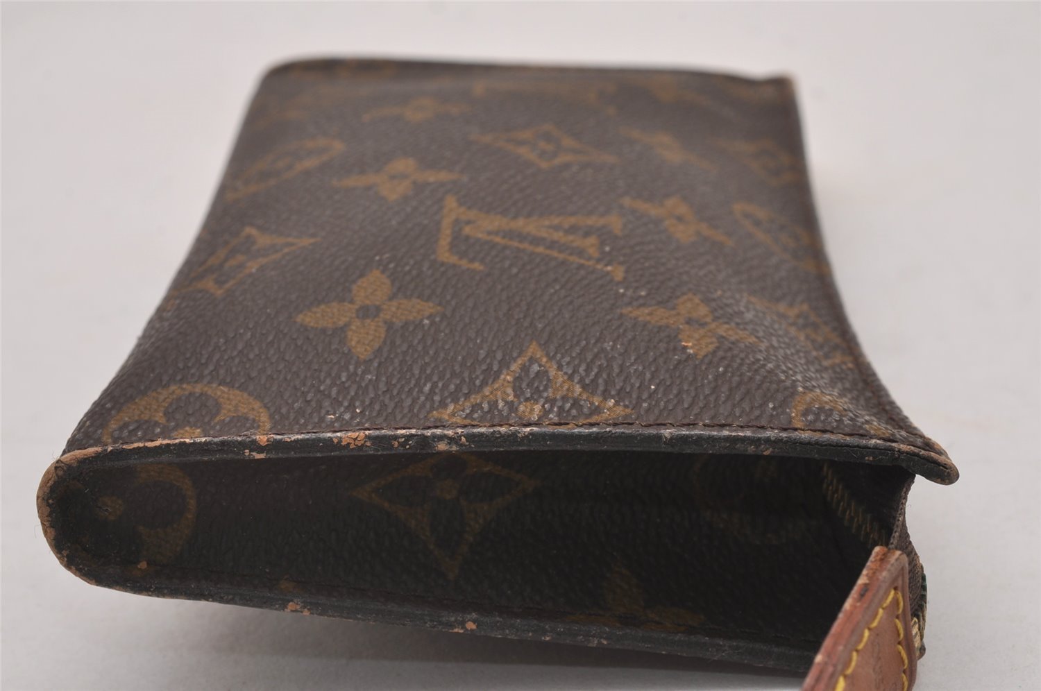 Authentic Louis Vuitton Monogram Pouch For Bucket PM LV Junk 4817I
