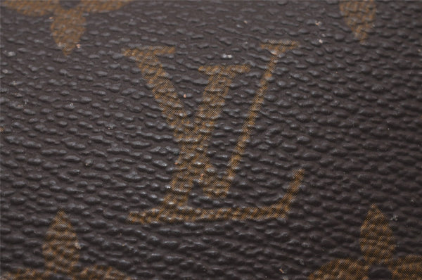 Authentic Louis Vuitton Monogram Pouch For Bucket PM LV Junk 4817I