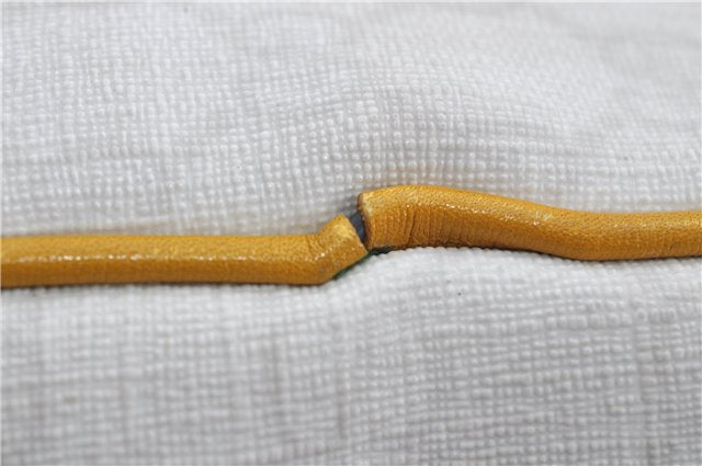 Authentic GUCCI Vintage Hand Boston Bag GG PVC Leather 193603 White 4818E