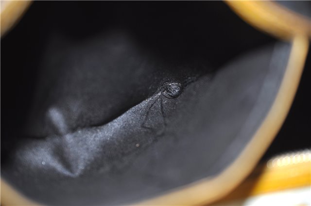 Authentic GUCCI Vintage Hand Boston Bag GG PVC Leather 193603 White 4818E