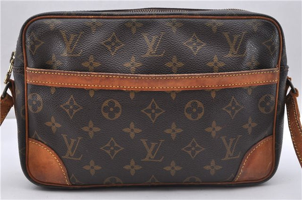 Auth Louis Vuitton Monogram Trocadero 27 Shoulder Cross Body Bag M51274 LV 4819D
