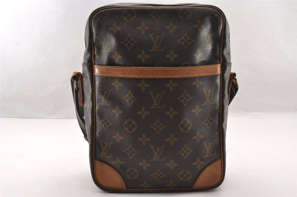 Authentic Louis Vuitton Monogram Danube MM Shoulder Cross Bag M45264 Junk 4819I