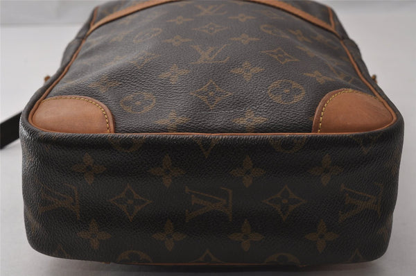 Authentic Louis Vuitton Monogram Danube MM Shoulder Cross Bag M45264 Junk 4819I