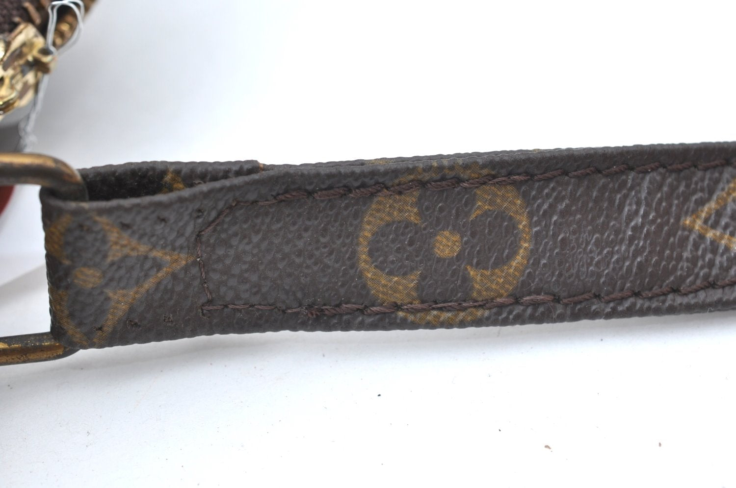 Authentic Louis Vuitton Monogram Danube MM Shoulder Cross Bag M45264 Junk 4819I