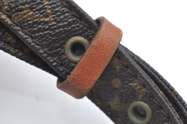 Authentic Louis Vuitton Monogram Danube MM Shoulder Cross Bag M45264 Junk 4819I