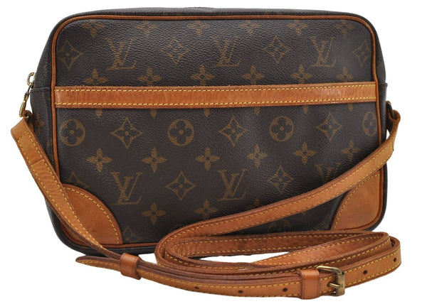 Auth Louis Vuitton Monogram Trocadero 27 Shoulder Cross Body Bag M51274 LV 4820D