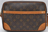 Auth Louis Vuitton Monogram Trocadero 27 Shoulder Cross Body Bag M51274 LV 4820D