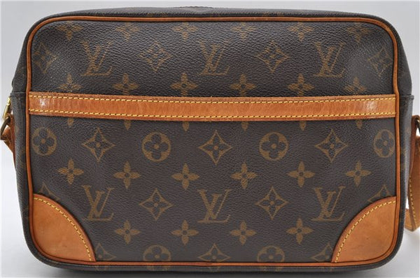 Auth Louis Vuitton Monogram Trocadero 27 Shoulder Cross Body Bag M51274 LV 4820D