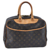 Authentic Louis Vuitton Monogram Deauville Hand Bag M47270 LV 4821D