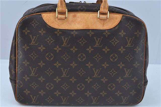 Authentic Louis Vuitton Monogram Deauville Hand Bag M47270 LV 4821D