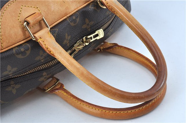 Authentic Louis Vuitton Monogram Deauville Hand Bag M47270 LV 4821D