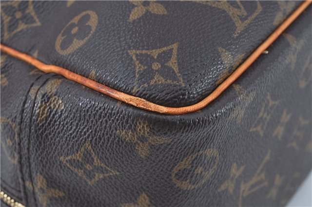 Authentic Louis Vuitton Monogram Deauville Hand Bag M47270 LV 4821D