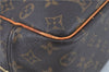 Authentic Louis Vuitton Monogram Deauville Hand Bag M47270 LV 4821D