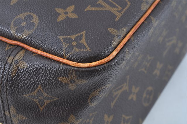 Authentic Louis Vuitton Monogram Deauville Hand Bag M47270 LV 4821D