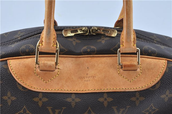 Authentic Louis Vuitton Monogram Deauville Hand Bag M47270 LV 4821D