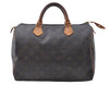 Authentic Louis Vuitton Monogram Speedy 30 Hand Boston Bag M41526 LV 4822D