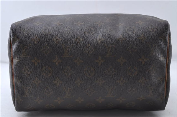 Authentic Louis Vuitton Monogram Speedy 30 Hand Boston Bag M41526 LV 4822D