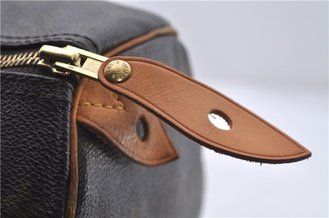 Authentic Louis Vuitton Monogram Speedy 30 Hand Boston Bag M41526 LV 4822D