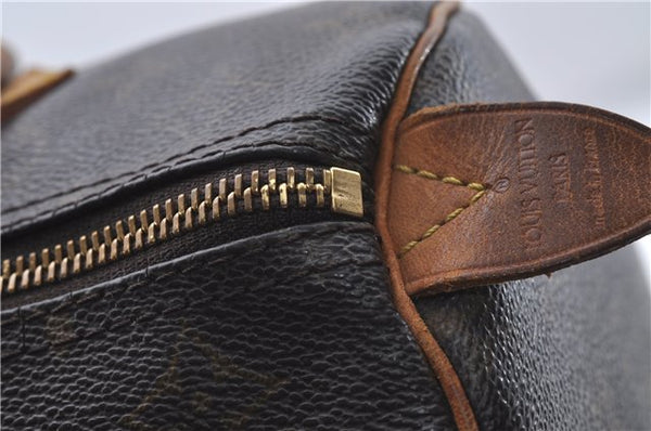 Authentic Louis Vuitton Monogram Speedy 30 Hand Boston Bag M41526 LV 4822D