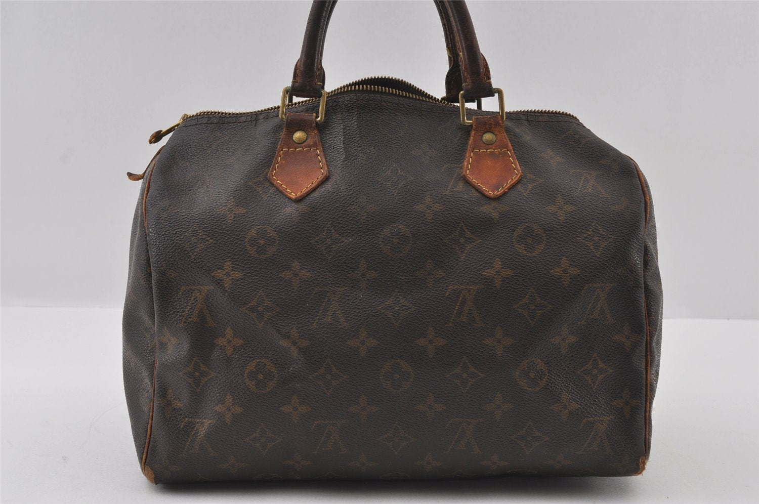 Authentic Louis Vuitton Monogram Speedy 30 Hand Boston Bag M41526 LV Junk 4822I