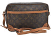 Auth Louis Vuitton Monogram Trocadero 30 Shoulder Cross Body Bag M51272 LV 4824D