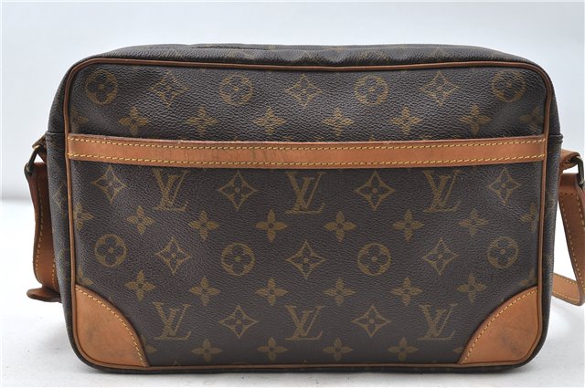 Auth Louis Vuitton Monogram Trocadero 30 Shoulder Cross Body Bag M51272 LV 4824D