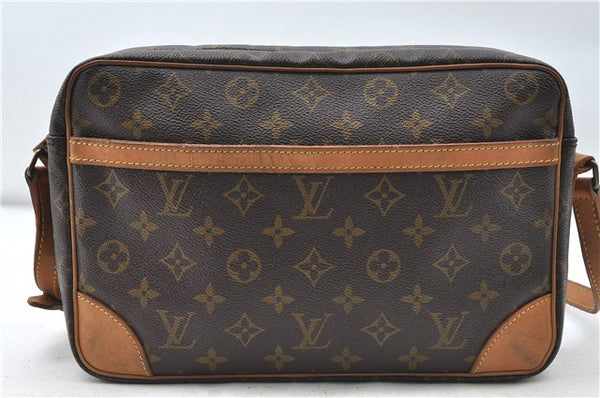 Auth Louis Vuitton Monogram Trocadero 30 Shoulder Cross Body Bag M51272 LV 4824D