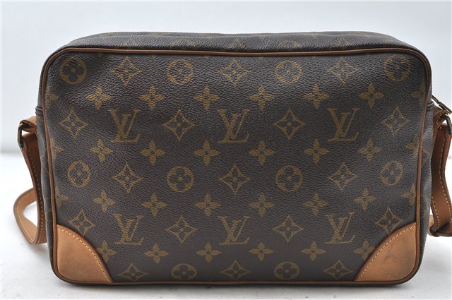 Auth Louis Vuitton Monogram Trocadero 30 Shoulder Cross Body Bag M51272 LV 4824D
