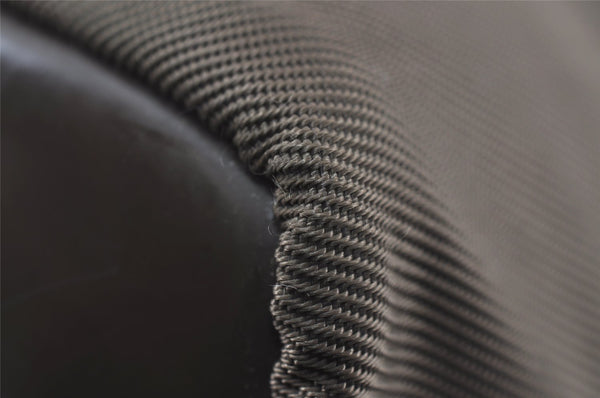 Authentic GUCCI Bamboo Shoulder Hand Bag Purse Nylon Leather Khaki Green 4825I