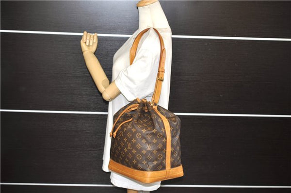 Authentic Louis Vuitton Monogram Noe Shoulder Bag M42224 LV 4826E