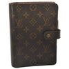 Authentic Louis Vuitton Monogram Agenda MM Notebook Cover R20004 LV Junk 4826I