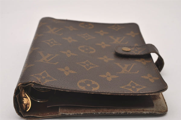 Authentic Louis Vuitton Monogram Agenda MM Notebook Cover R20004 LV Junk 4826I