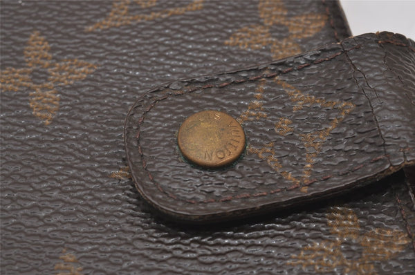 Authentic Louis Vuitton Monogram Agenda MM Notebook Cover R20004 LV Junk 4826I