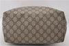 Authentic GUCCI Vintage Shoulder Tote Bag GG PVC Leather 189896 Brown Pink 4827E