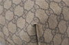 Authentic GUCCI Vintage Shoulder Tote Bag GG PVC Leather 189896 Brown Pink 4827E