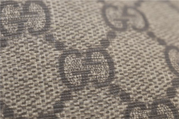 Authentic GUCCI Vintage Shoulder Tote Bag GG PVC Leather 189896 Brown Pink 4827E