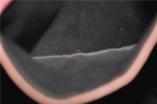 Authentic GUCCI Vintage Shoulder Tote Bag GG PVC Leather 189896 Brown Pink 4827E