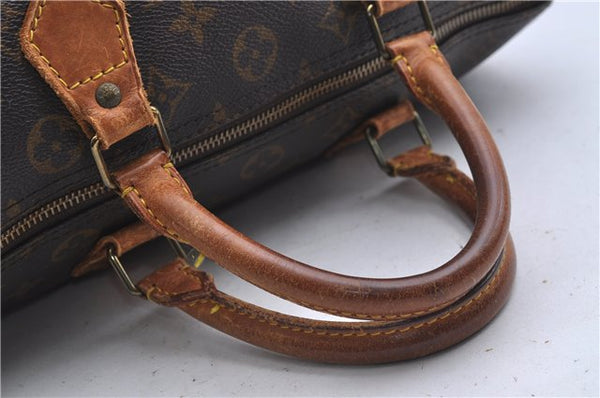 Authentic Louis Vuitton Monogram Speedy 30 Hand Boston Bag M41526 LV 4829D