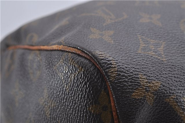 Authentic Louis Vuitton Monogram Speedy 30 Hand Boston Bag M41526 LV 4829D